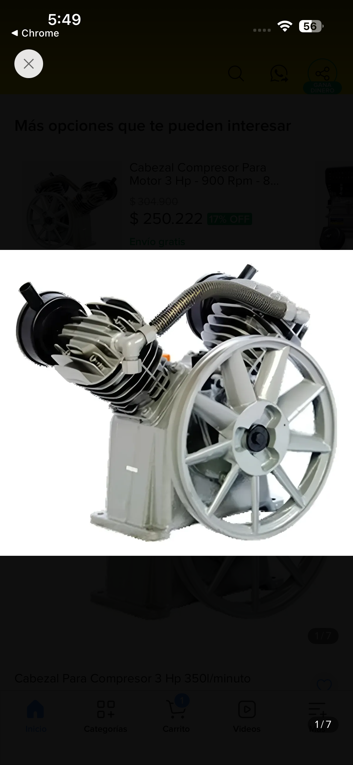 Air compressor head